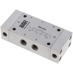 Airtec P-07-530. 5/3-way pneumatic valve, G 1/4", Centre position closed, Standard