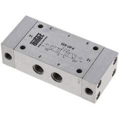 Airtec P-07-533. 5/3-way pneumatic valve, G 1/4", Centre position vented, Standard