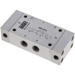 Airtec P 07 533. 5/3-Wege Pneumatikventil, G 1/4", Mittelstellung entlüftet, Standard