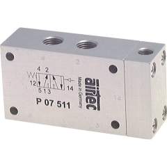 Airtec P-12-510-X. 5/2-way pneumatic valve G 1/2", Pneumatic spring, ATEX
