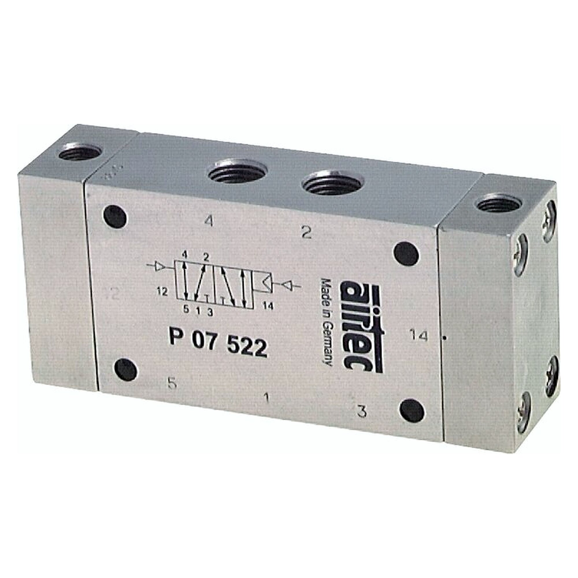 5/2-way pneumatic pulse valve, Standard, G 1/2", 3300 l/min, nominal size 14 mm, 0 to 10 bar