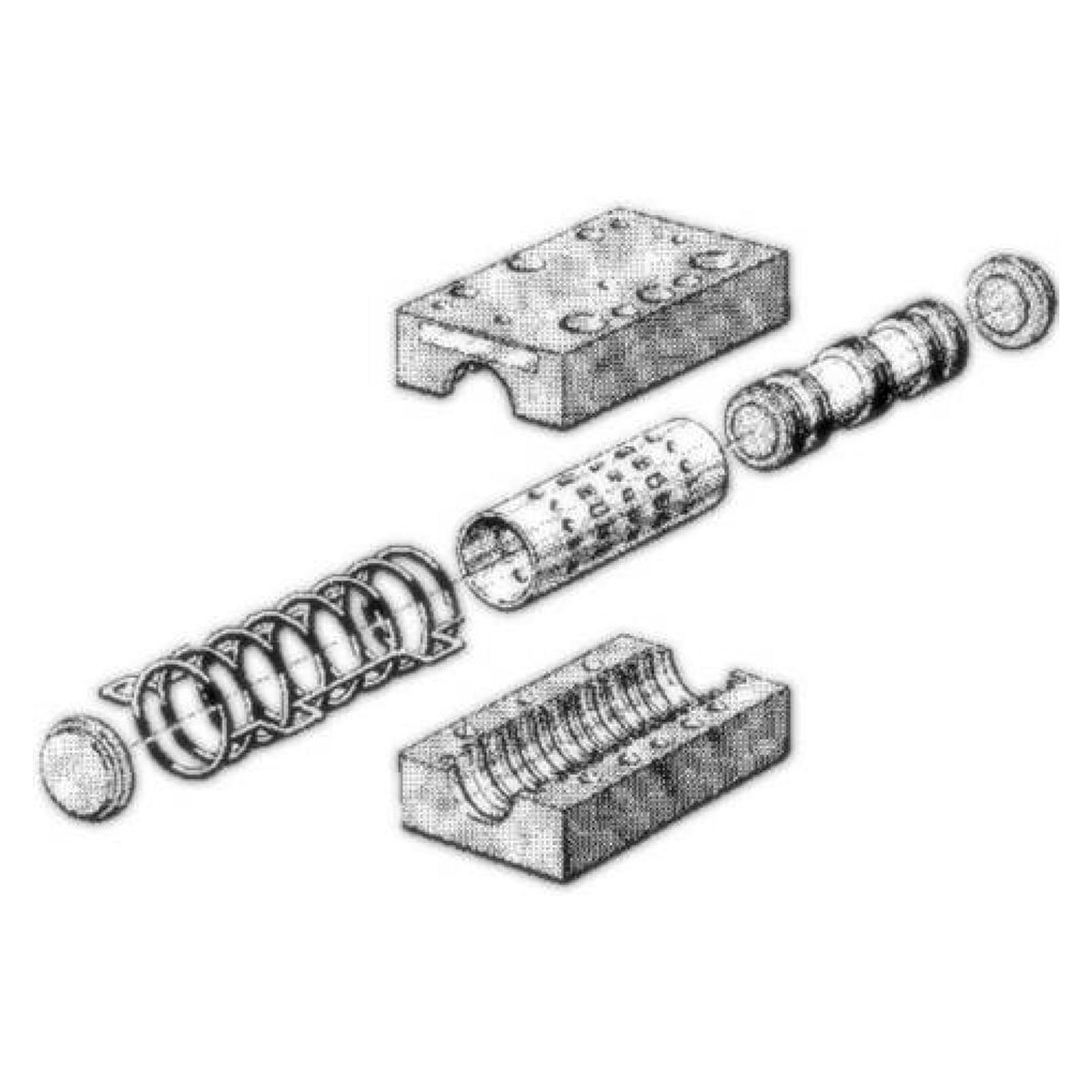 Aventics 5813100000 (Valve Body V581-5/2SR-I3-A-X) Ventilgehäuse, ohne Deckel