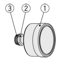 SMC P601010-11. Verschlussmutter