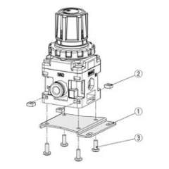 SMC P601010-13-4. Digitaler Druckschalter-Se