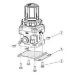 SMC P601020-12. Vakuum-Manometer-Set