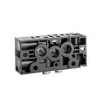 Aventics Base plate, ports 2 and 4 on bottom 8985121072 CD01-G1/8-DOWN