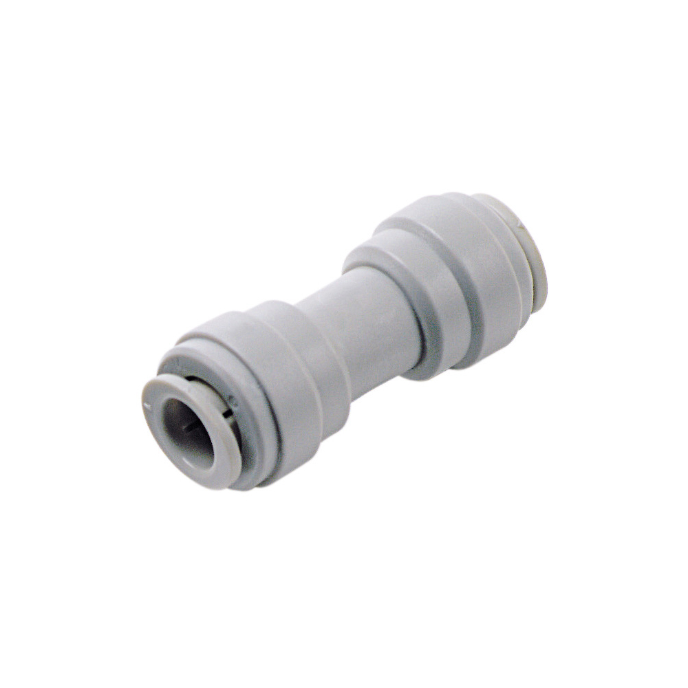 Steckverschraubung Pneufit D aus Acetal, Verbinder, gerade Bauform, 1/4" - Norgren D20200400