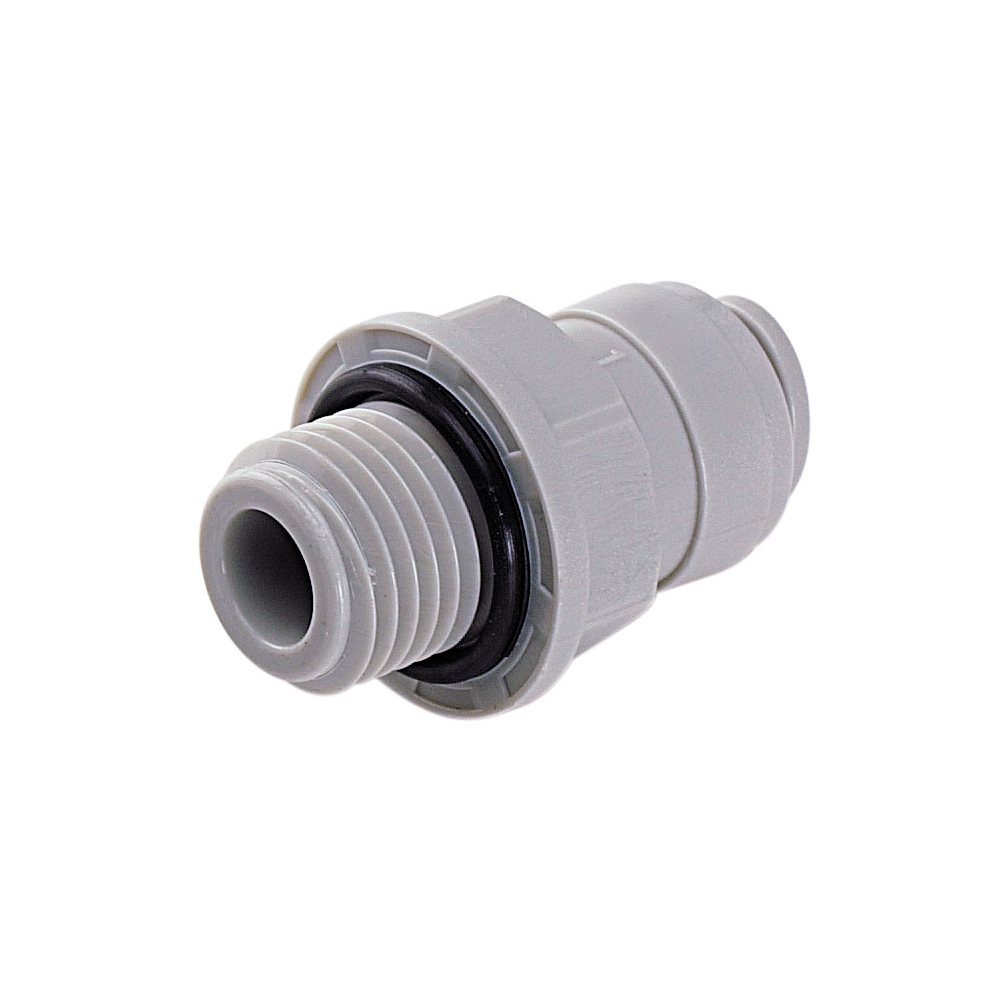 Pneufit D acetal push-in fitting, adaptor, straight, G1/4, 3/8" - Norgren D22250628