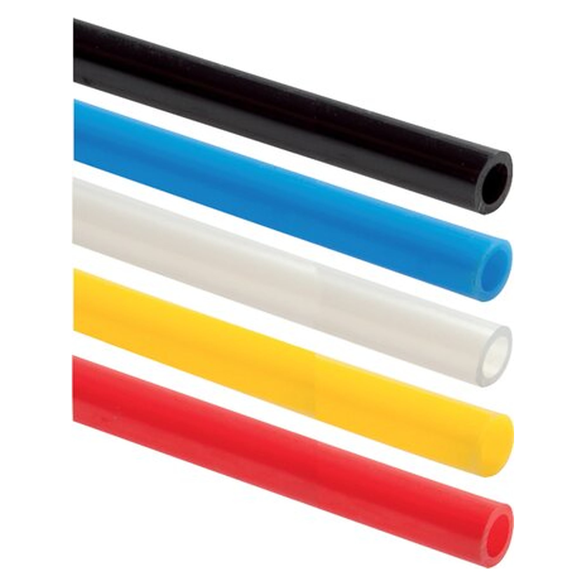 Polyamide tubing flexible, 12 x 9 mm, black, cut by the metre (from 50 m roll)
