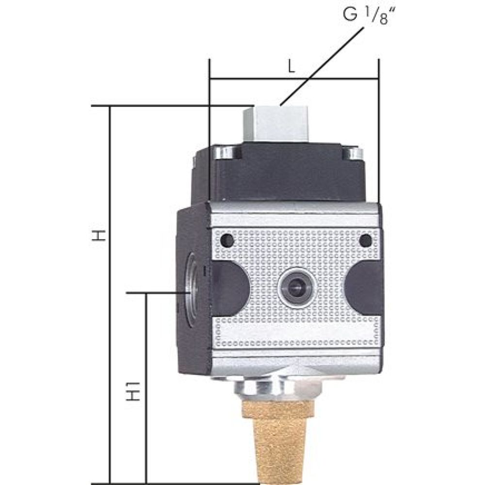 P CL 344 Multifix 3/2-Wege Pneumatikventil, G 3/4", Multifix 4