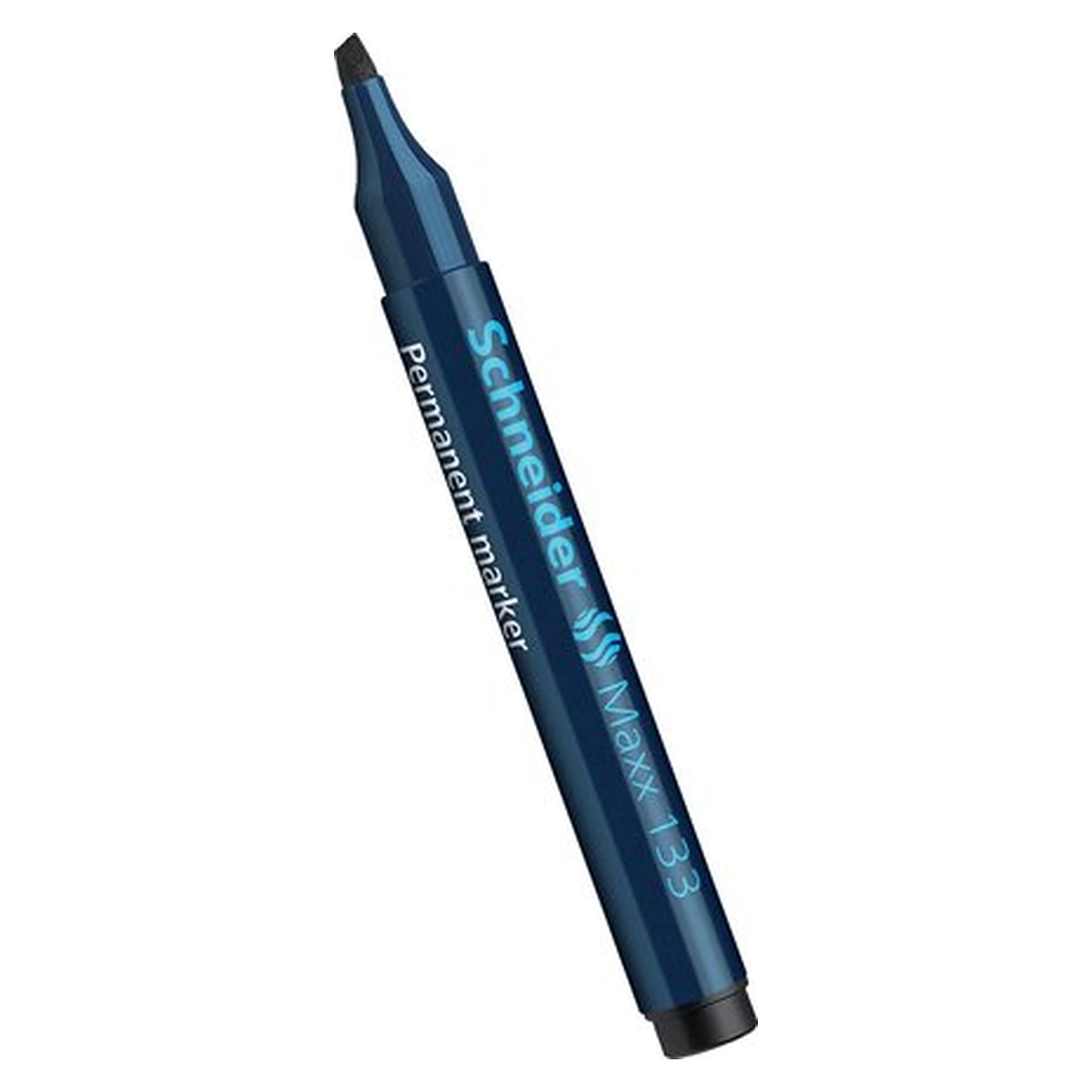 SCHNEIDER permanent marker chisel tip (1 - 5 mm), red, text colour red, Kunststoff