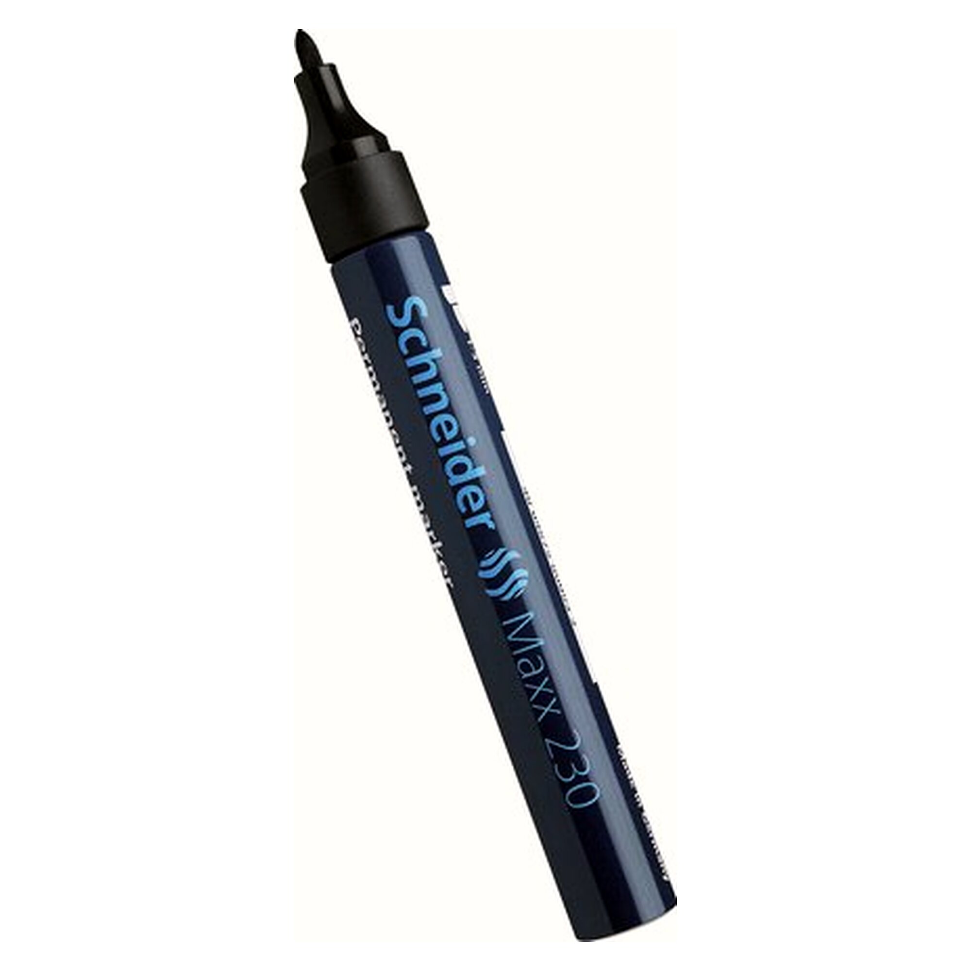 SCHNEIDER permanent marker round tip (1 - 3 mm), blue, packaging unit 10 pcs