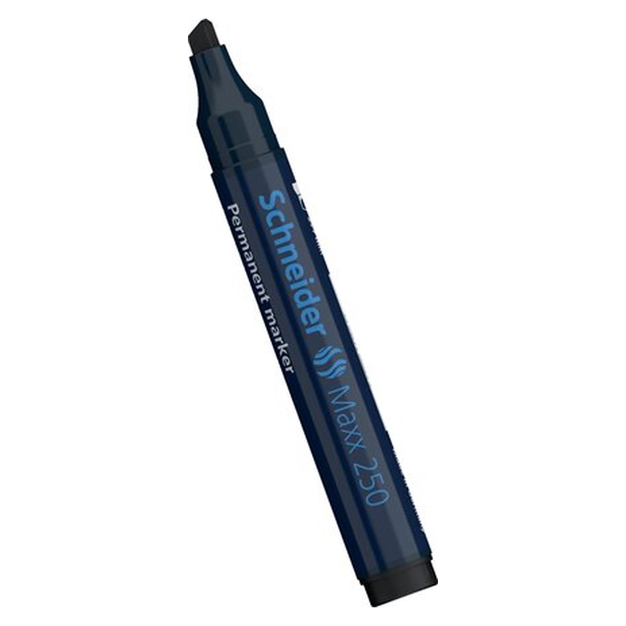 SCHNEIDER Permanentmarker Keilspitze (2 - 7 mm), schwarz, Verpackungseinheit 1 Stk