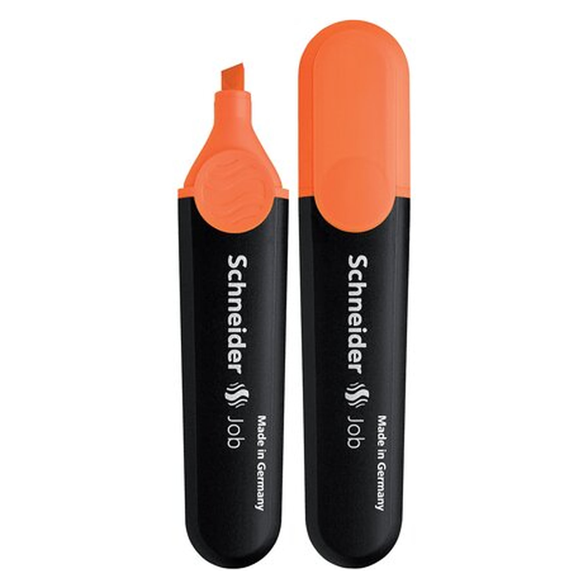 SCHNEIDER highlighter JOB, orange, design single pin, office supply for company administration