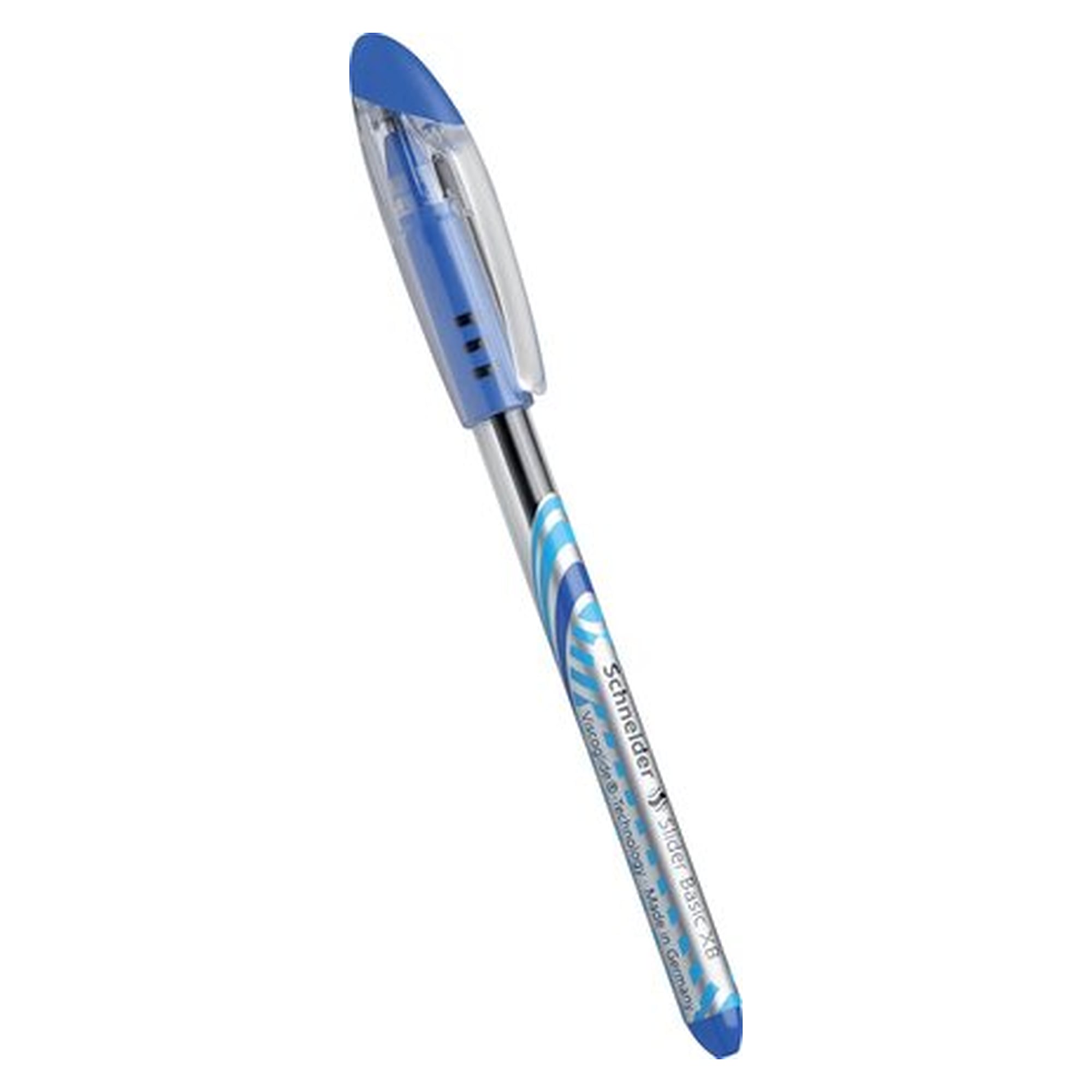 SCHNEIDER ballpoint pen SLIDER, blue, text colour blue, office supply for company administration