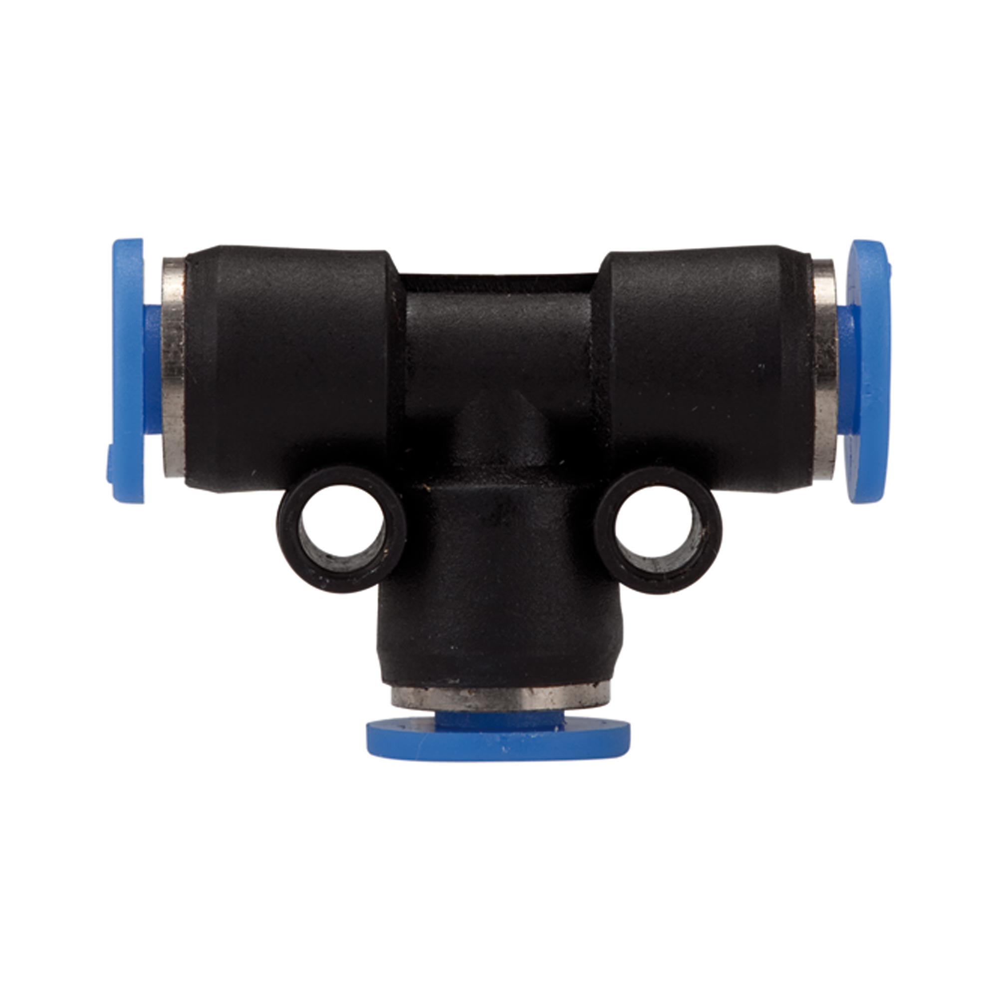 T-Steckverbindung »Blaue Serie« mini, red., Schlauch-Außen-Ø 4/3 - Riegler 109095