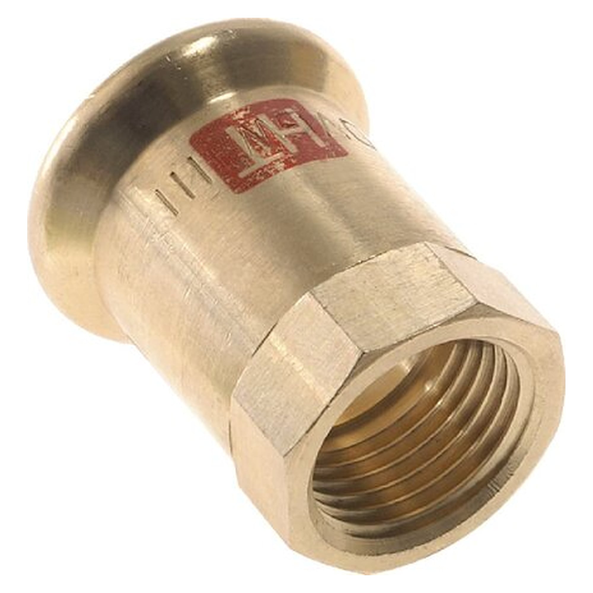 Pressfitting-Übergangsmuffe, Innengewinde Rp 2", Rohr 54 mm, Kupfer / Kupferlegierung