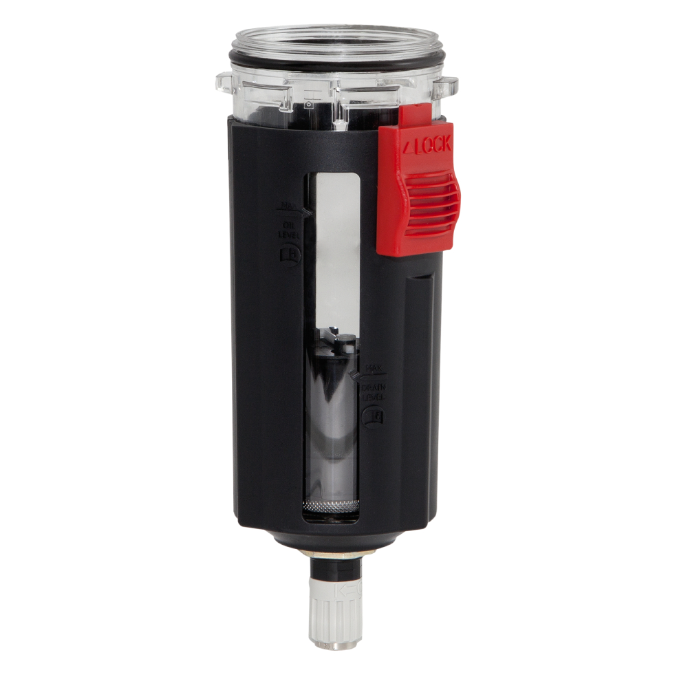 Filterbehälter, Ablass automatisch, Kunststoff mit Schutzkorb, Zubehör Excelon Plus Baugröße 84 - Norgren 840025-53KIT