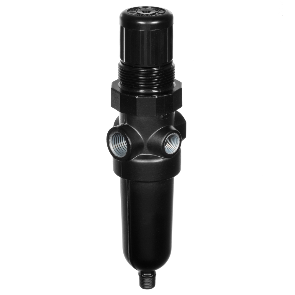 Filterregler Baureihe B07, G1/4, 5µm, 0,3-10 bar, automatischer Ablass, ohne Manometer - Norgren B07-205-A1MG