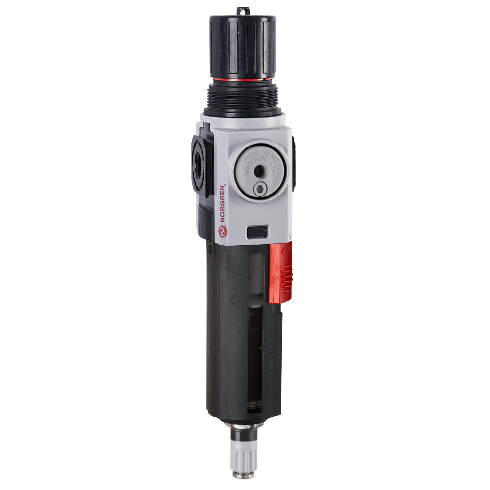 Excelon Plus filter/regulator, 3/8 PTF, 40 µm, 0.3-10 bar, automatic drain - Norgren B82G-3AK-AP3-RMN