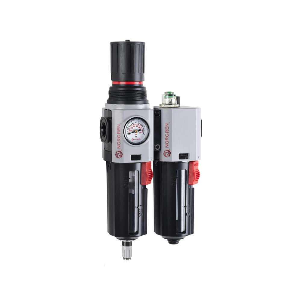 Wartungseinheit Excelon Plus, Filterregler und Ölnebelöler, 3/4 PTF, 40 µm, Ablass automatisch - Norgren BL84-615A