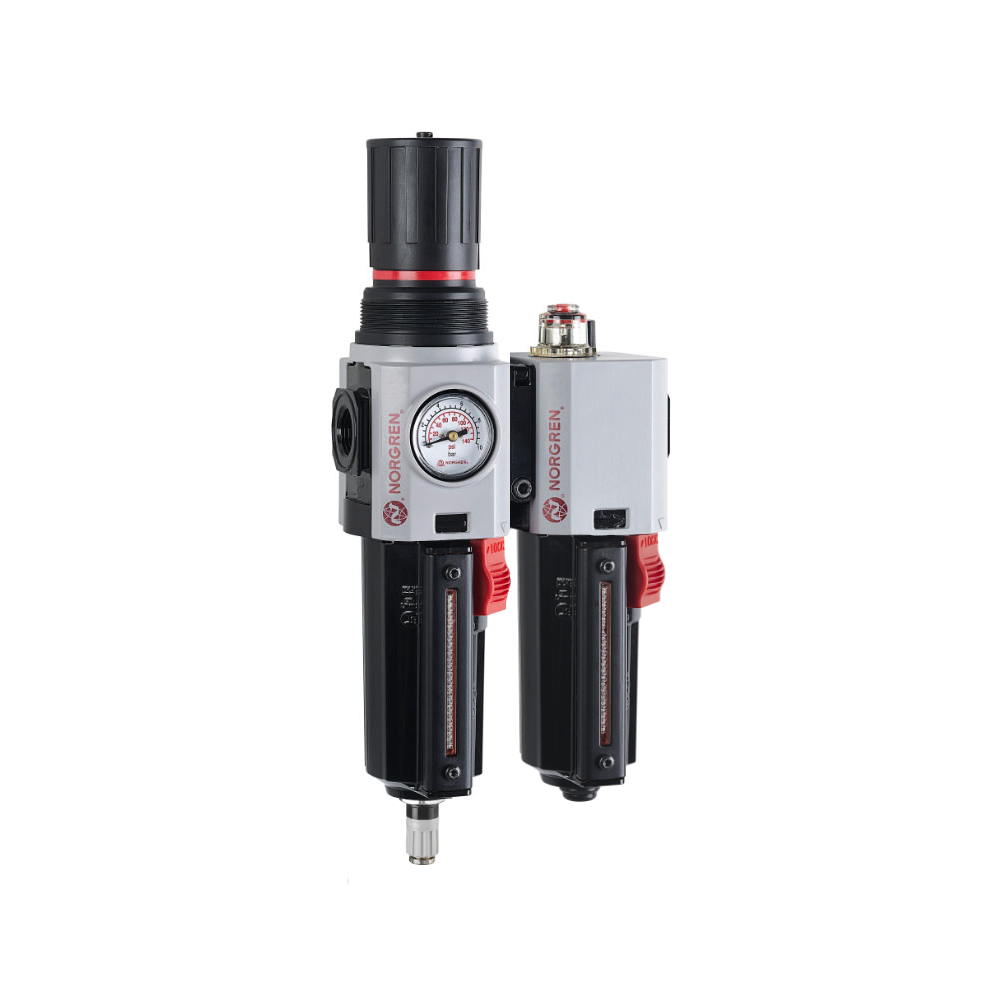 Wartungseinheit Excelon Plus, Filterregler und Mikronebelöler, 3/8 PTF, 40 µm, Ablass automatisch - Norgren BL84-355A