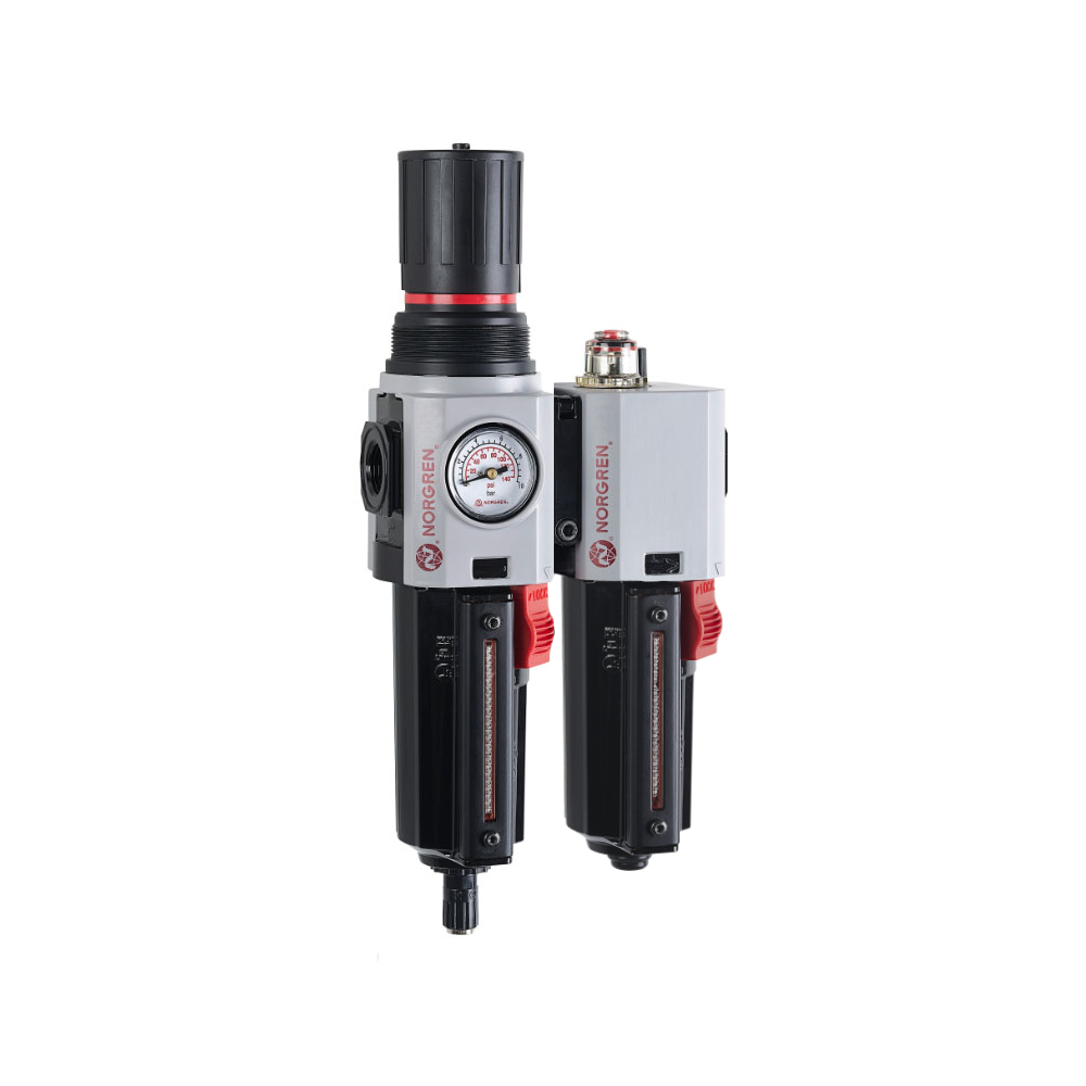 Wartungseinheit Excelon Plus, Filterregler und Mikronebelöler, G3/8, 40 µm, Ablass automatisch - Norgren BL84-355G