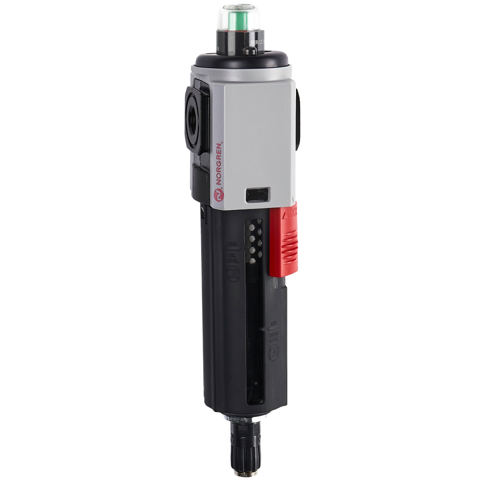 Excelon Plus coalescing filter, G1/4, 0.01µm, automatic drain, with guard - Norgren F82C-2GD-AP0