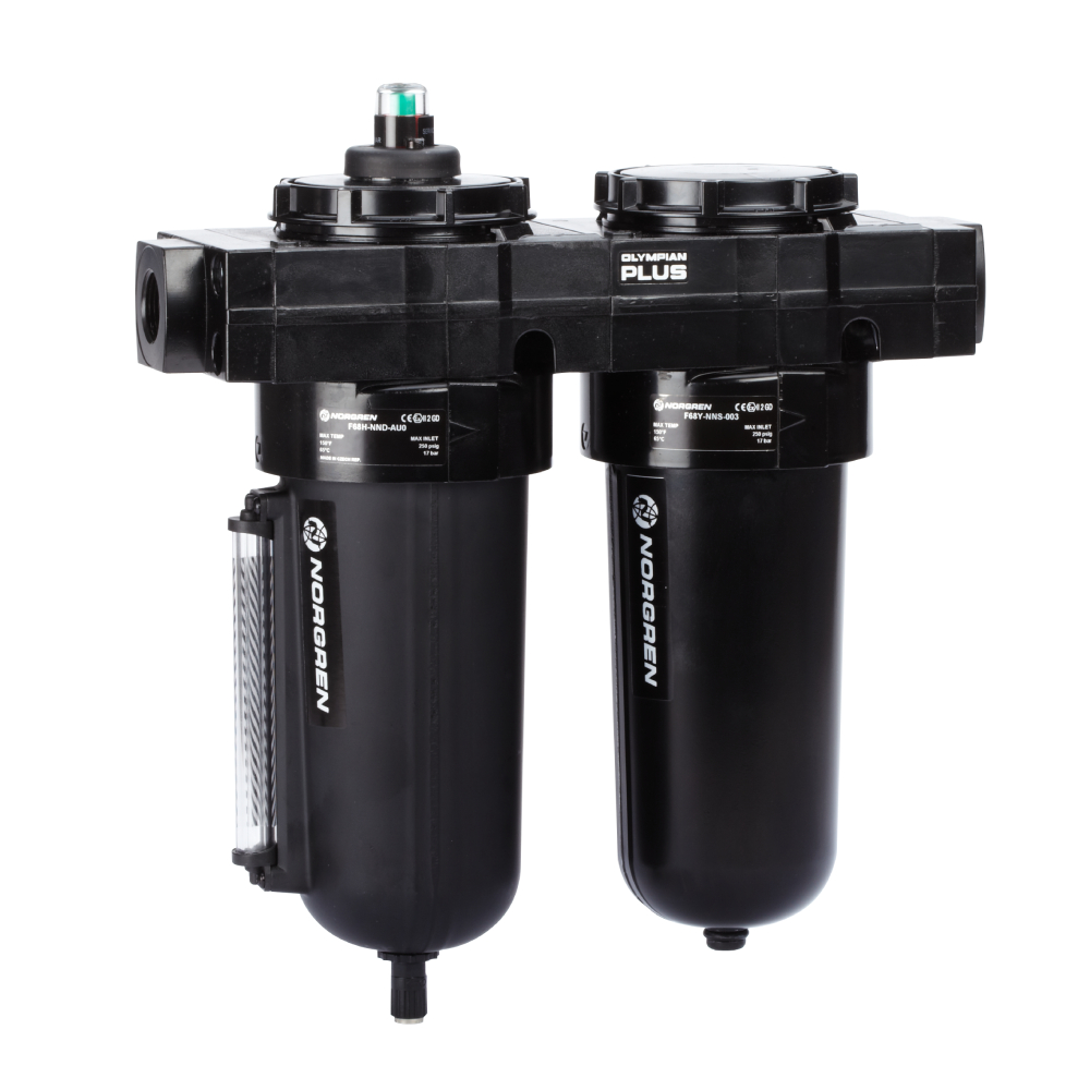 Compressed air filter, G1/2, air preparation component - Norgren FFV68-428