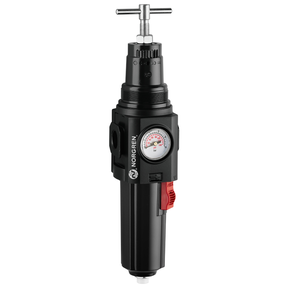 Filterregler Excelon Plus, Extremtemperatur, G3/4, 5 µm, 0,3-4 bar - Norgren HB84G-6GT-AM1-NFG