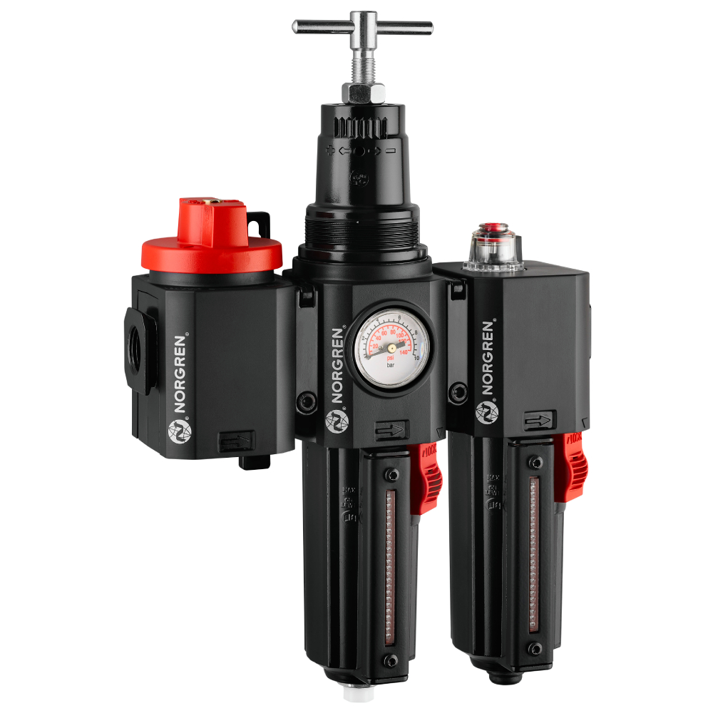 Wartungseinheit Excelon Plus aus Filterregler und Öler für extreme Temperaturen - Norgren HBL84-651G