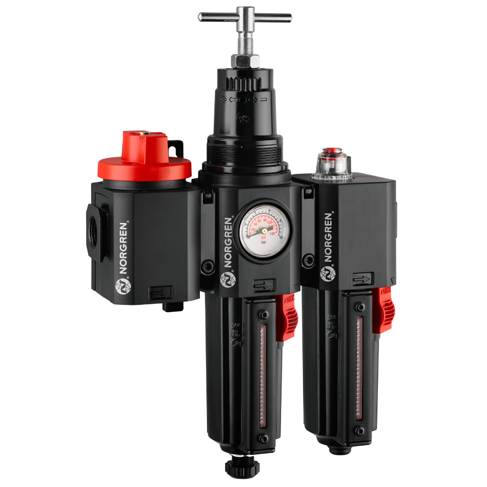 Wartungseinheit Excelon Plus aus Filterregler und Öler für extreme Temperaturen - Norgren HBL84-671G