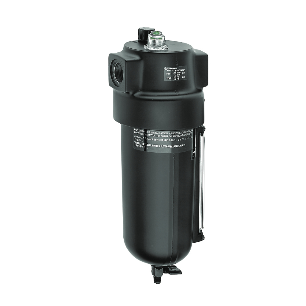 L17 Series oil fog lubricator, 1-1/2 PTF, manual drain - Norgren L17-B00-OPDA