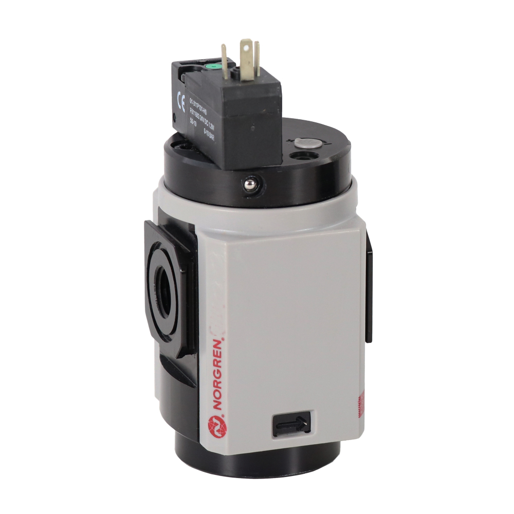 Excelon Plus soft start dump valve, G1/4, 3-10 bar, solenoid operated with spring return - Norgren P82F-2GT-PBN