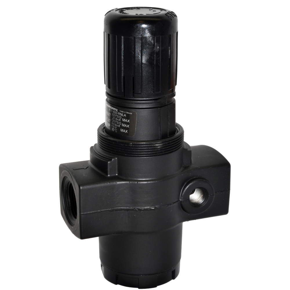 Pressure regulator, air preparation component - Norgren R17-600-NNLA