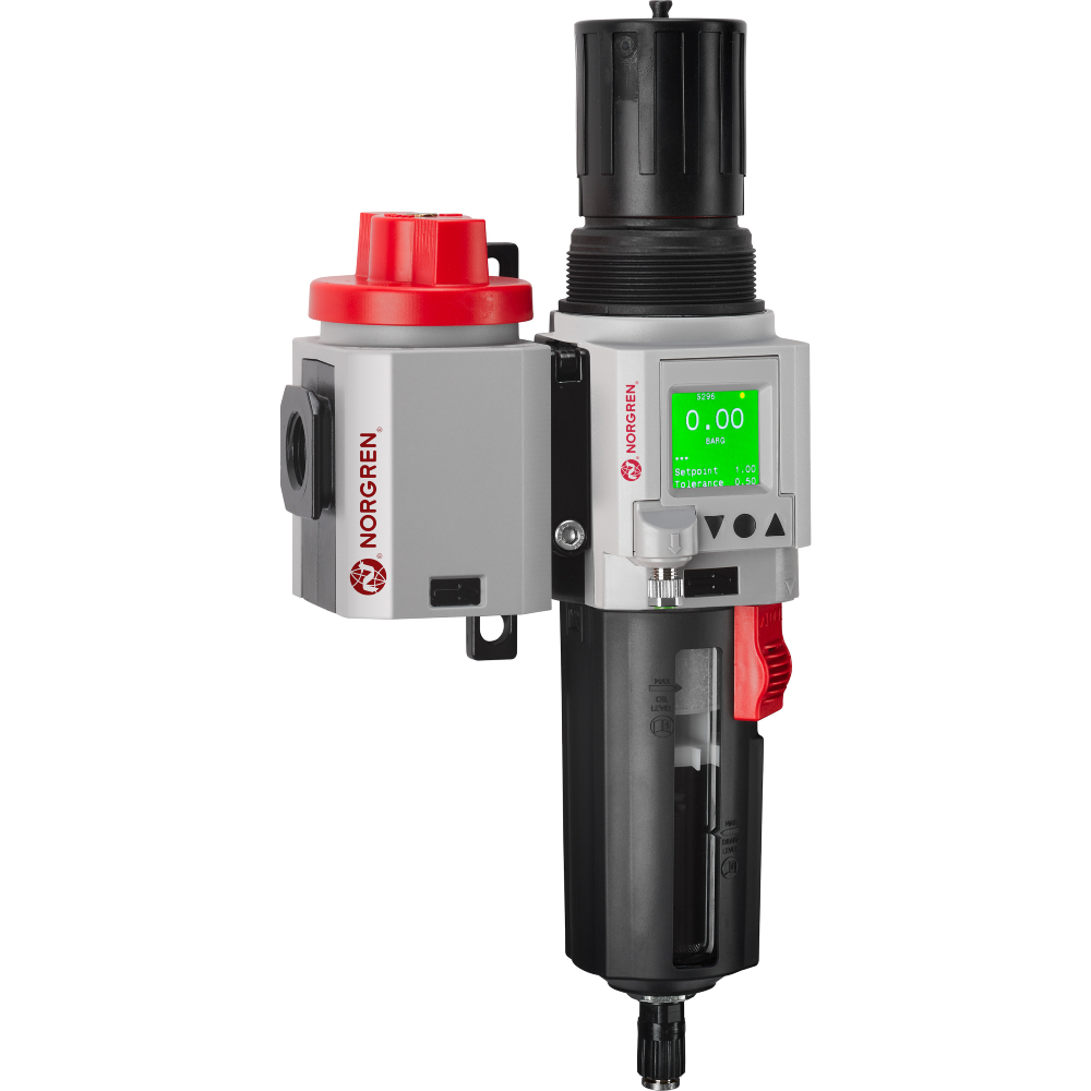 Wartungseinheit Excelon Plus aus Filterregler und Absperrventil, G1/2, Ablass automatisch - Norgren TB84-401GE