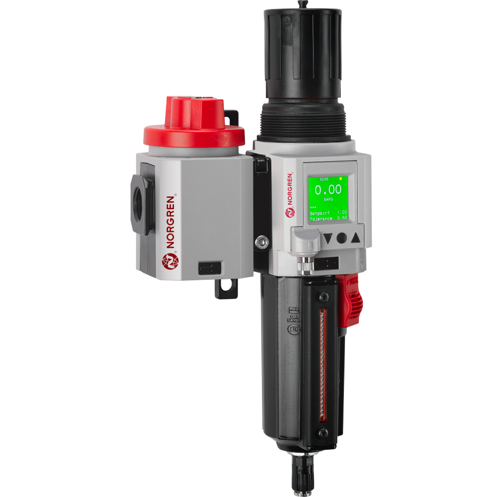 Wartungseinheit Excelon Plus aus Filterregler und Absperrventil, G3/8, Ablass automatisch - Norgren TB84-351GE