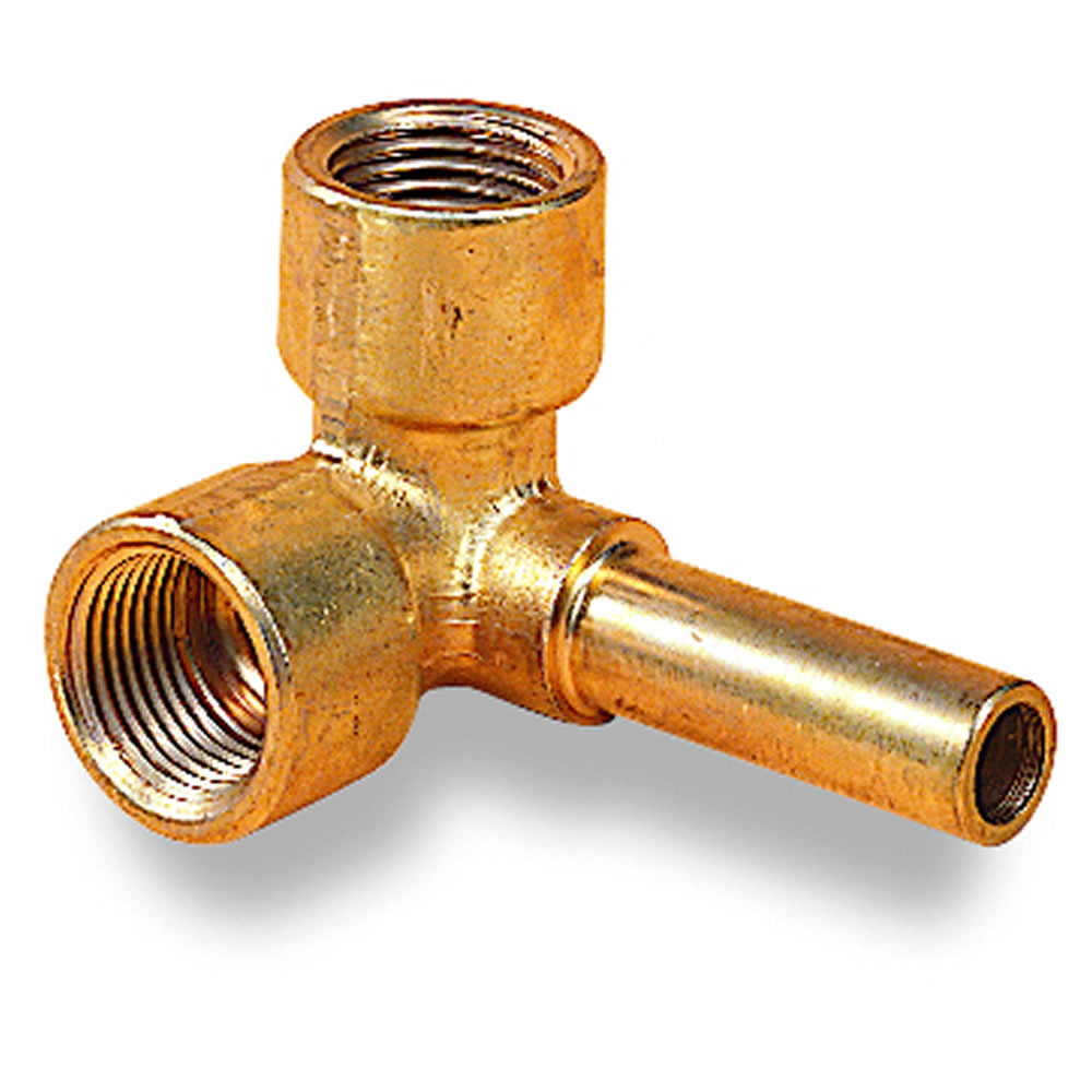 Klemmringverschraubung 36, Steckstutzenanschluss 90 Grad, T-Stück, 8 mm, 8 mm - Norgren 36063105