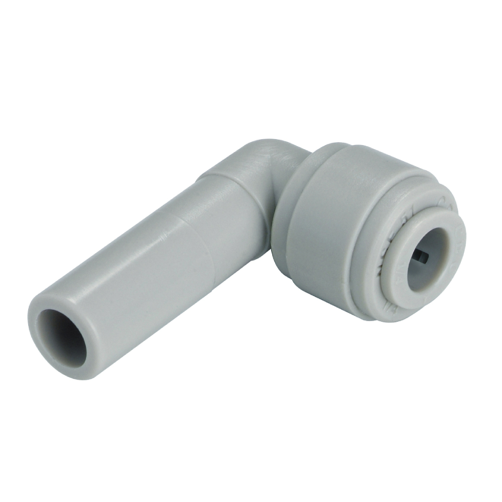 Pneufit D acetal push-in fitting, stem, elbow, 1/4", 1/4" - Norgren D20430400