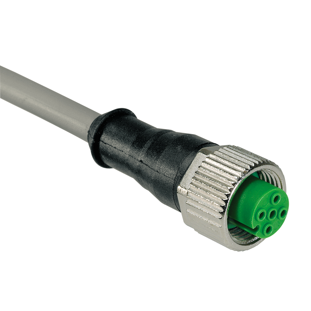 Valve connector, M12 x 1.5, 32 V DC, 5 m cable - Norgren 0523053000000000