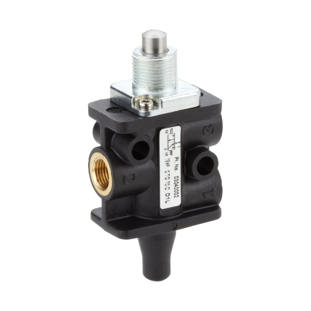 Super X directional valve, 3/2, G1/8, plunger / spring return - Norgren 03040002