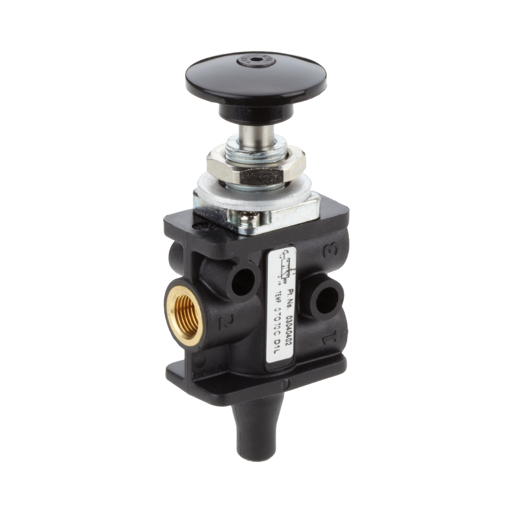 Super X directional valve, 3/2, G1/8, button / spring return - Norgren 03M40402