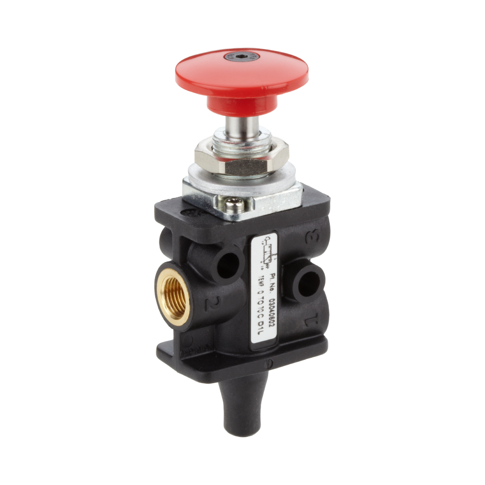 Super X directional valve, 3/2, G1/8, button / spring return - Norgren 03040602