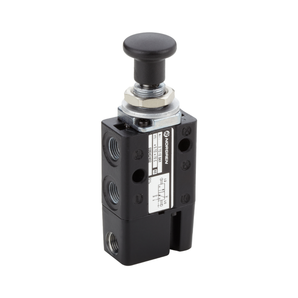 Super X directional valve, 3/2, G1/8, emergency stop / twist reset - Norgren 03042802