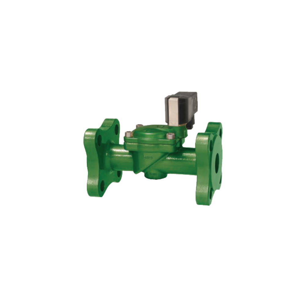 Flanschventil magnetbetätigt, Nennweite 15 mm, 2/2 NC, 24 V DC, Stahlguss - Norgren 8303214.9101.02400