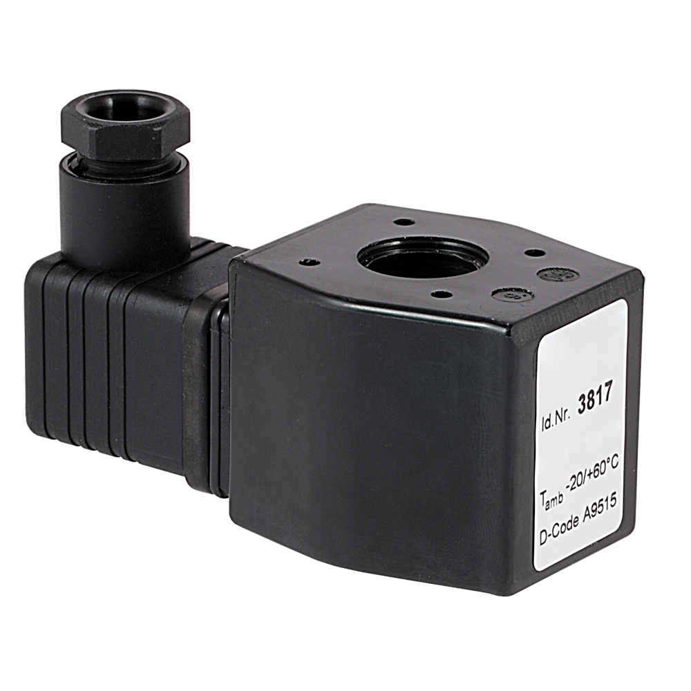 Herion spare solenoid coil, DIN EN 175301-803 form A, 24 V DC, IP65 - Norgren 0000000381702400