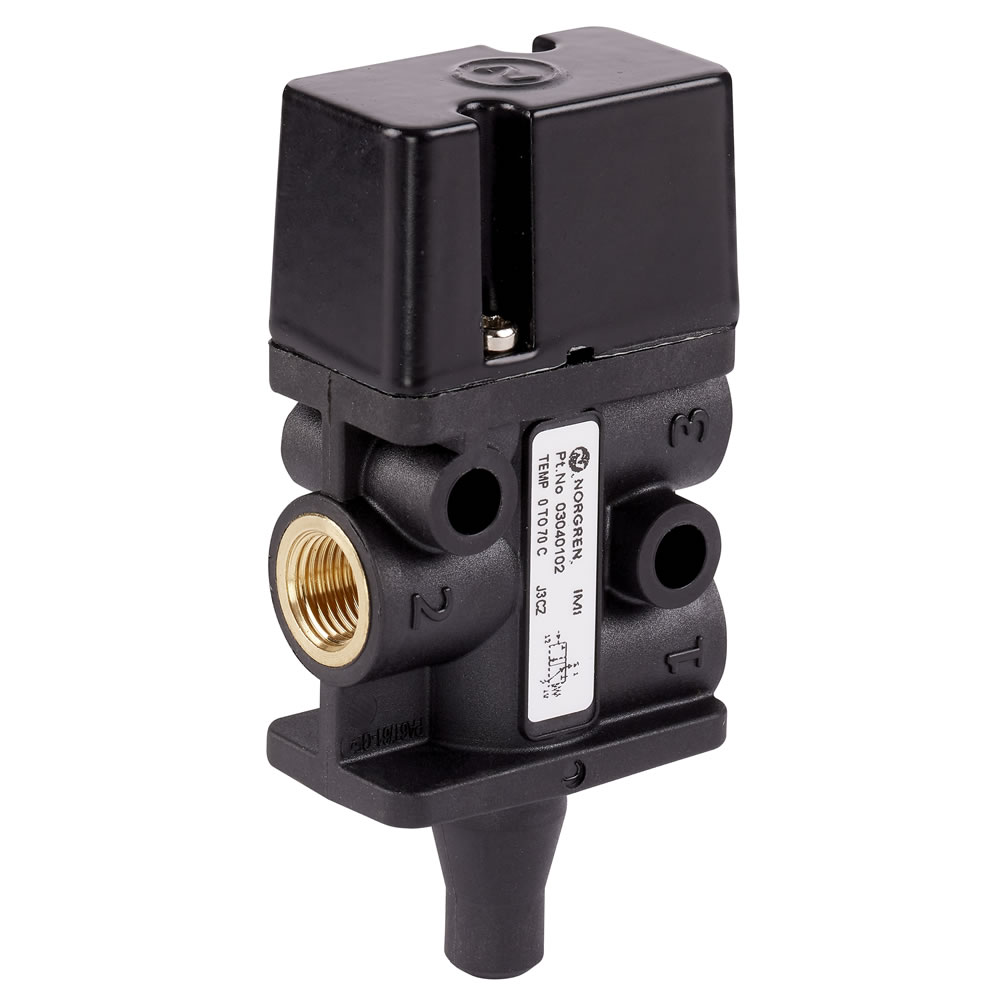 Super X directional valve, 3/2, G1/8, air pilot / spring return - Norgren 03041302