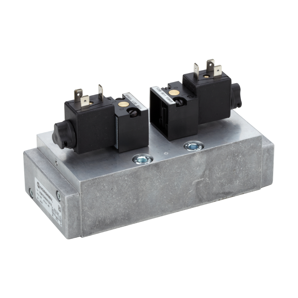 ISO solenoid valve ISO 4, 5/3, APB, double solenoid pilot - Norgren UM/22456/6123/61/13J