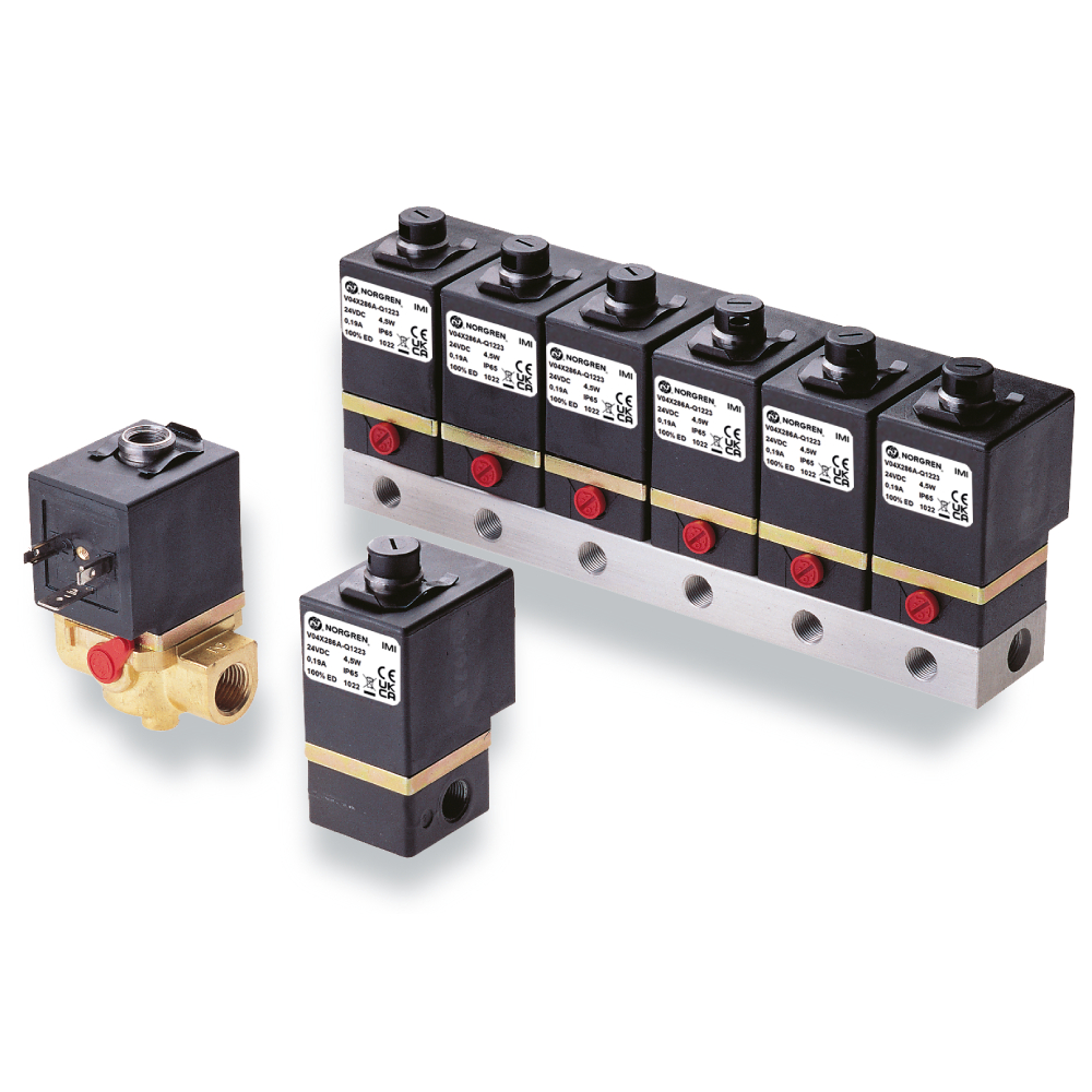 Solenoid valve, 3/2 NC, valve technology component - Norgren V04B486M-Q114A