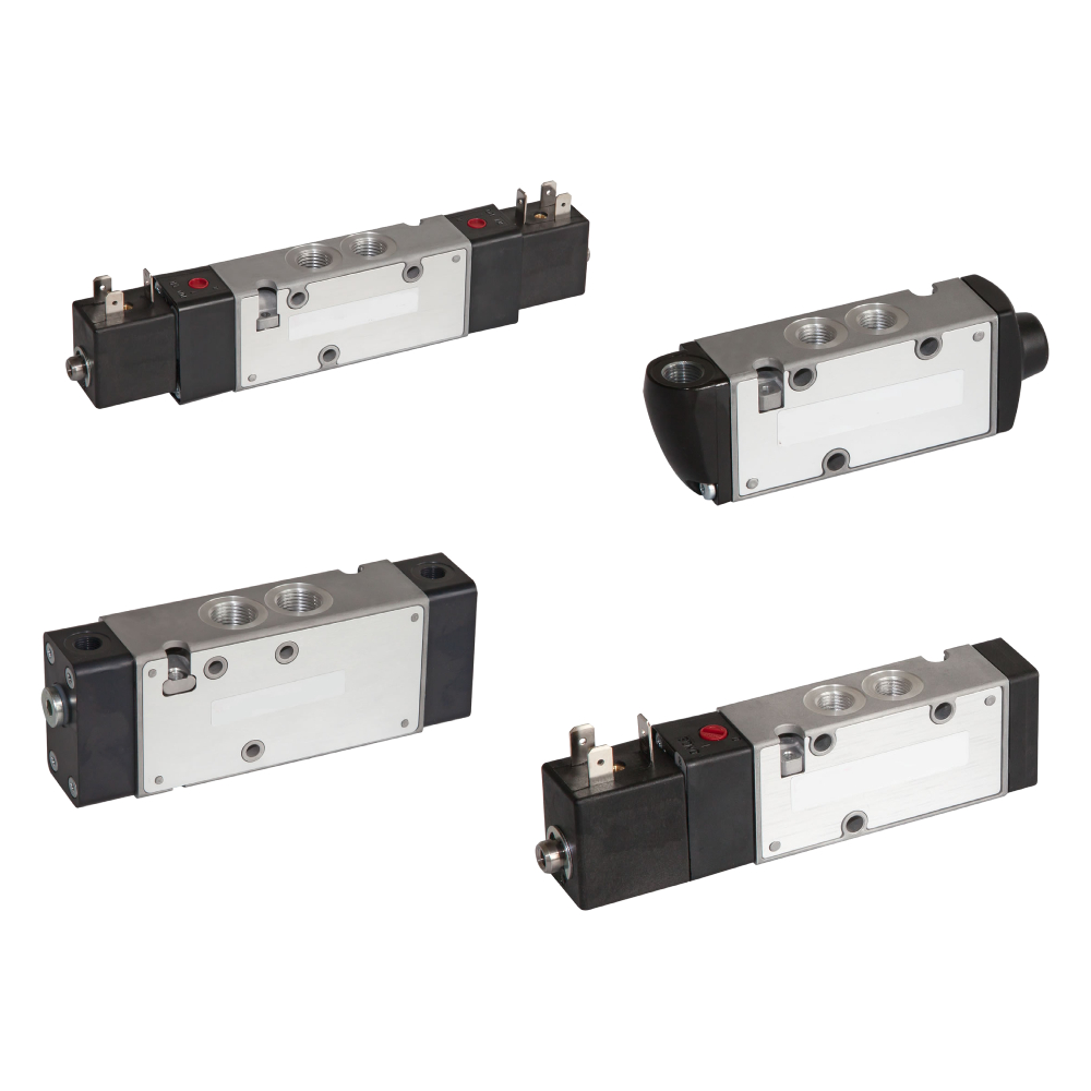 Magnetventil, V60, 5/2, G1/8, 240 V AC, bistabil - Norgren V60A522A-A319J